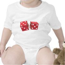 Retro Red Dice Tshirts