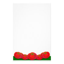 Retro Red Tomatoes Stationery stationery