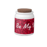 Retro Red Valentine Candy Jar