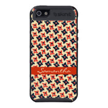 Retro Red White and Blue Abstract Design Pattern skinit case
