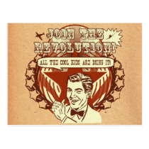 Retro Revolution postcards