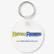 Retro Rewind Keychain