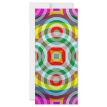 retro ring pattern rack cards by fotowino retro ring pattern rack cards