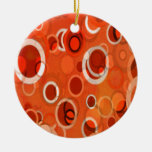 Retro Ringlets Pattern Christmas Ornament