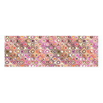 retro ripple abstract notebook business card template