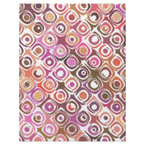 retro ripple abstract notebook flyer