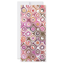 personalize, dooni designs, customize, promotional, retro, ripples, colorful, funky, cool, Rack Card with custom graphic design