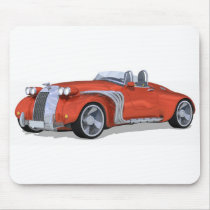Retro Roadster Mousemat mousepads by cornishman Retro Roadster Mousemat mousepads