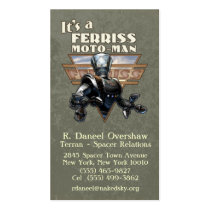 Retro Robot Business Card business cards