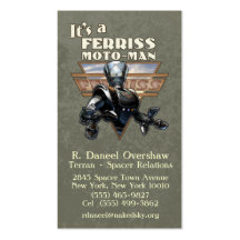 Retro Robot Business Card