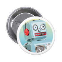 Retro Robot Button buttons