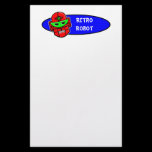 Retro Robot Says stationery
