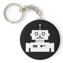 Retro Robot Shape Keychain keychains