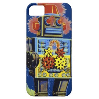 Retro Robot Vintage Space SciFi Toy Phone Case iPhone 5 Cover