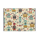 Retro Robots (Cream - Vertical) powis icase