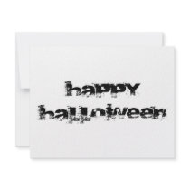 Retro Rock Happy Halloween invitations