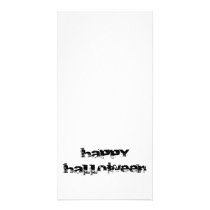 Retro Rock Happy Halloween photo cards