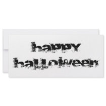 Retro Rock Happy Halloween rack cards