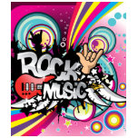 rock, music, psychedelic, retro, vintage, colores,