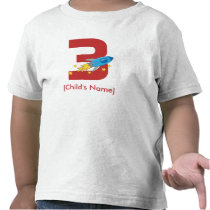 Retro Rocket Birthday t-shirts