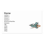 retro rocket business card templates