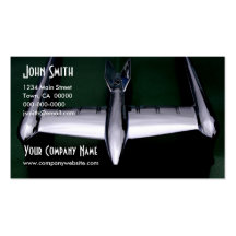 Retro Rocket Business Card Templates