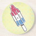 retro rocket ice pop coasters