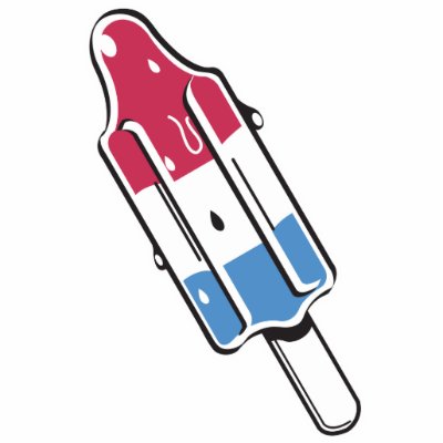 retro rocket ice pop acrylic cut out by doonidesigns