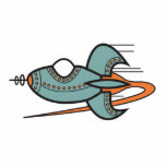 retro rocket photo cut outs