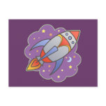Retro Rocket postcards