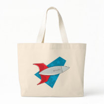 Retro Rocket Ship bags
