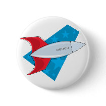 Retro Rocket Ship buttons