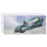 Retro Rocketeer Rack Card rack cards