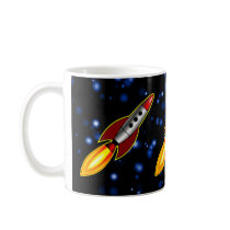 Retro Rockets mugs