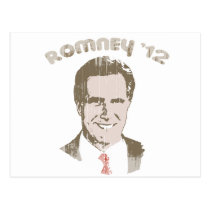 RETRO ROMNEY '12 postcards