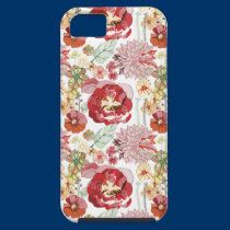 retro roses abstract chysanthemums iphone 5 case casemate cases