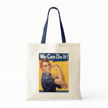 Retro Rosie We Can Do It bags by rainbowthree Retro Rosie We Can Do It bags
