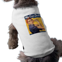 Retro Rosie We Can Do It pet clothing