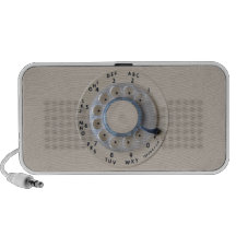 Retro Rotary Phone Dial Travel Speakers