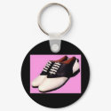 Retro Saddle Shoe Keychain
