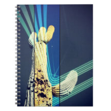 Retro Saguaro Note Book