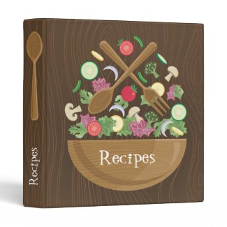 Salad Bowl Recipes - Available at Zazzle