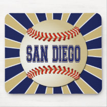 RETRO SAN DIEGO BASEBALL MOUSE PADS