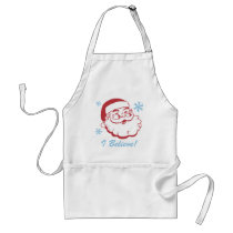 Retro Santa Believe Apron