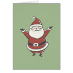 Retro Santa Card
