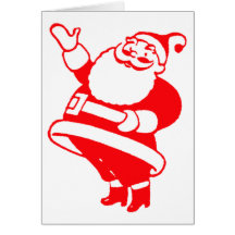 Retro Santa Cards