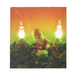 Retro Santa Claus and Bubble Lights