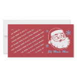 Retro Santa Elf Made Man photo cards