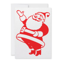 Retro Santa invitations by grnidlady Retro Santa invitations