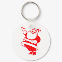 Retro Santa keychains by grnidlady Retro Santa keychains